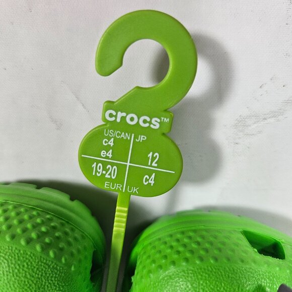 Crocs Classic I Am Dinosaur Clog Green Child Size C4 Toddler 2-3 Years Halloween - Picture 7 of 10